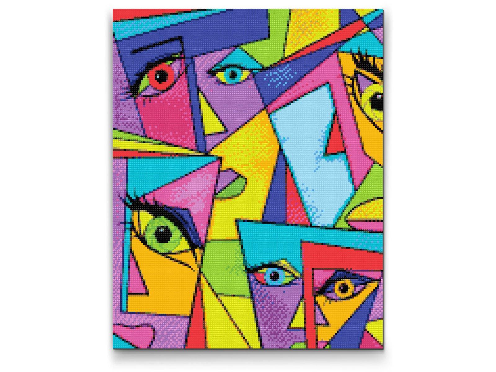 Diamond Painting - Abstrakte Flader 2