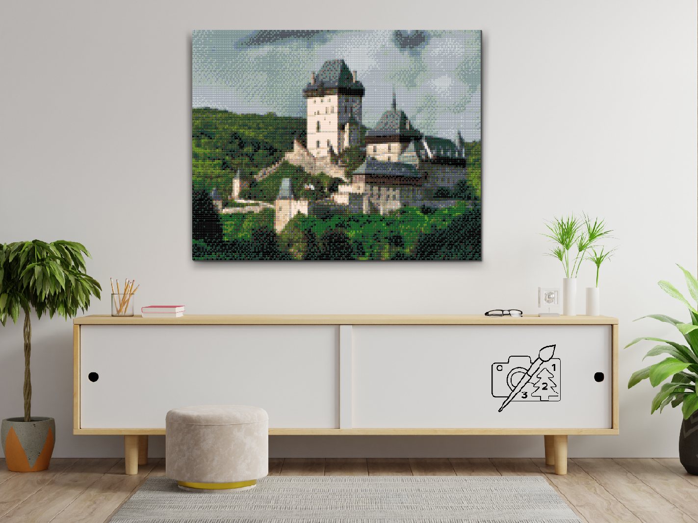 Diamond Painting - Karlštejn Slot 3
