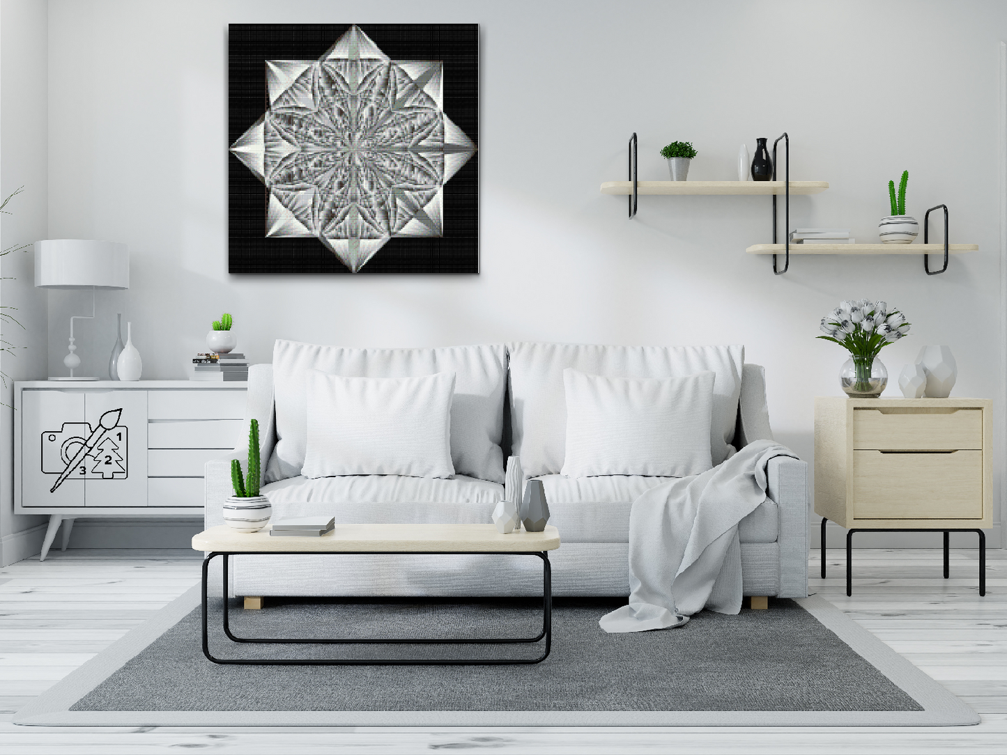 Diamond Painting - Star Mandala