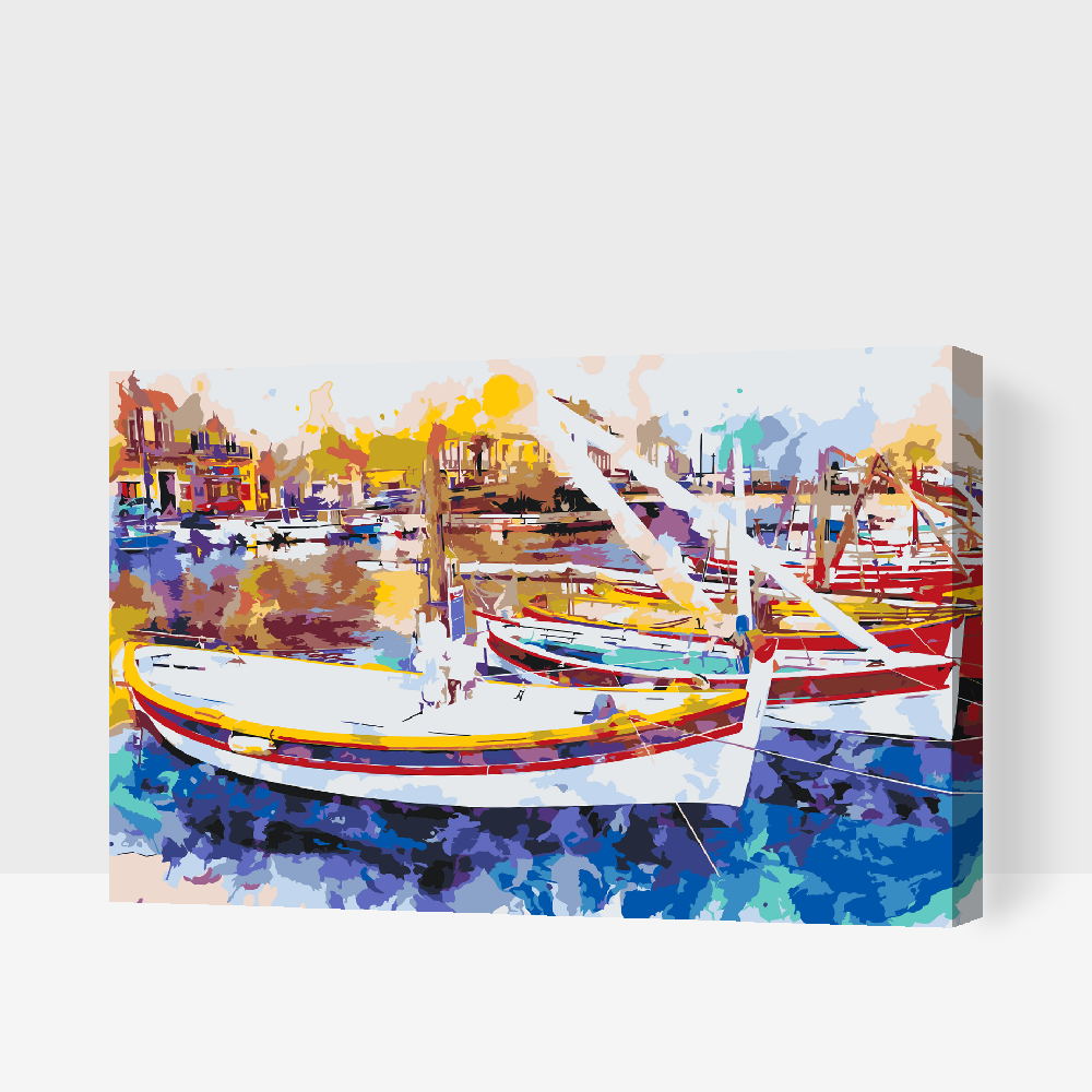 Paint by Numbers - Farverig kaj