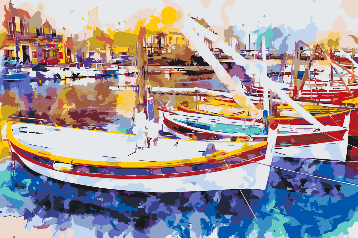 Paint by Numbers - Farverig kaj