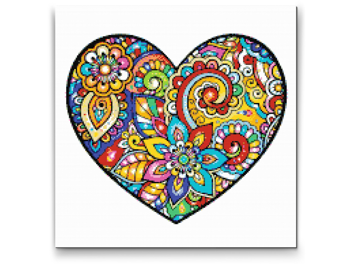 Diamond Painting - Mandala i hjertet