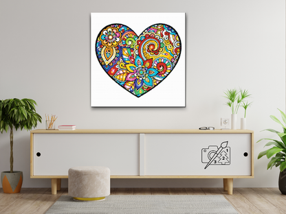 Diamond Painting - Mandala i hjertet