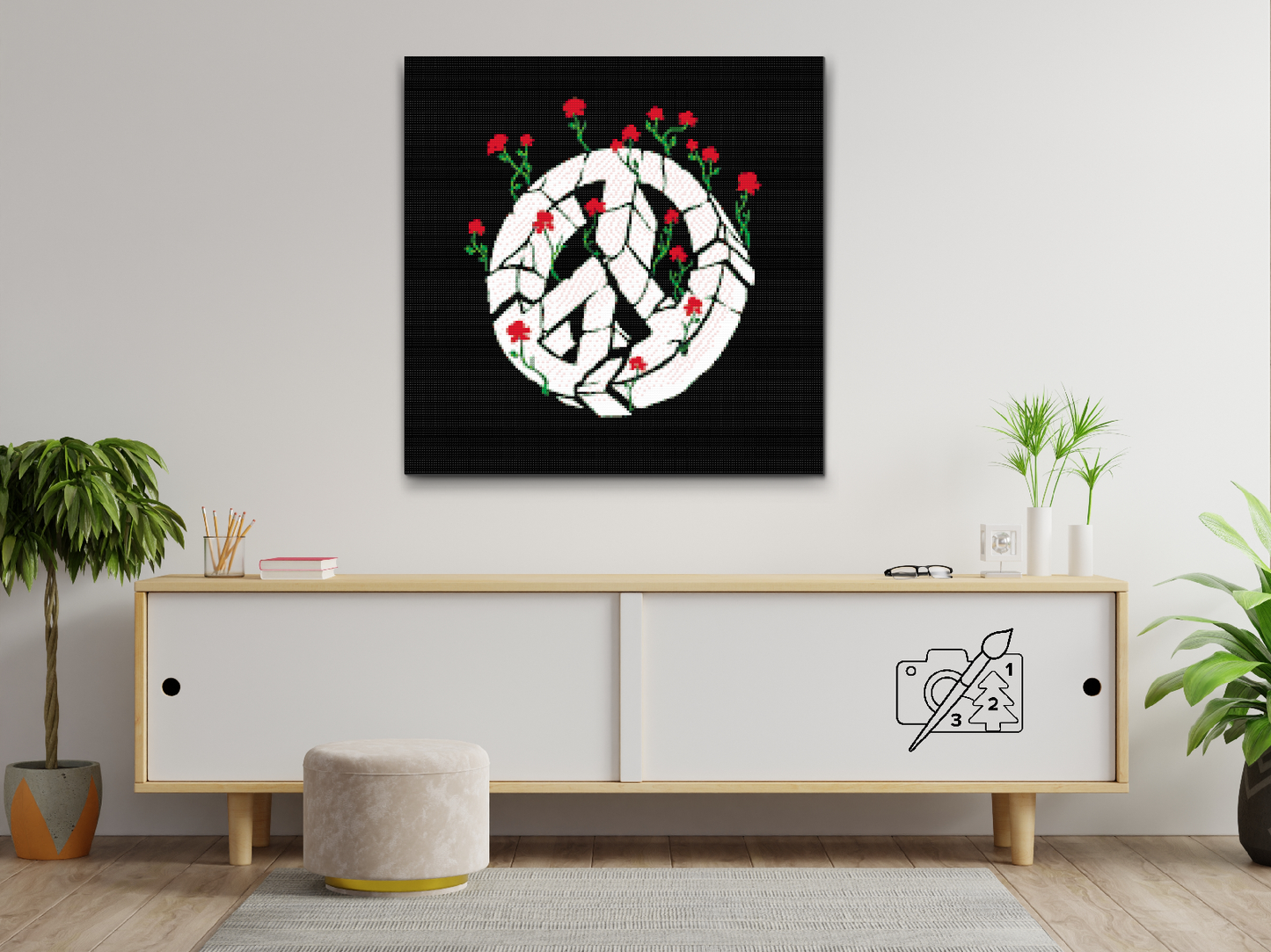 Diamond Painting - Fredens symbol