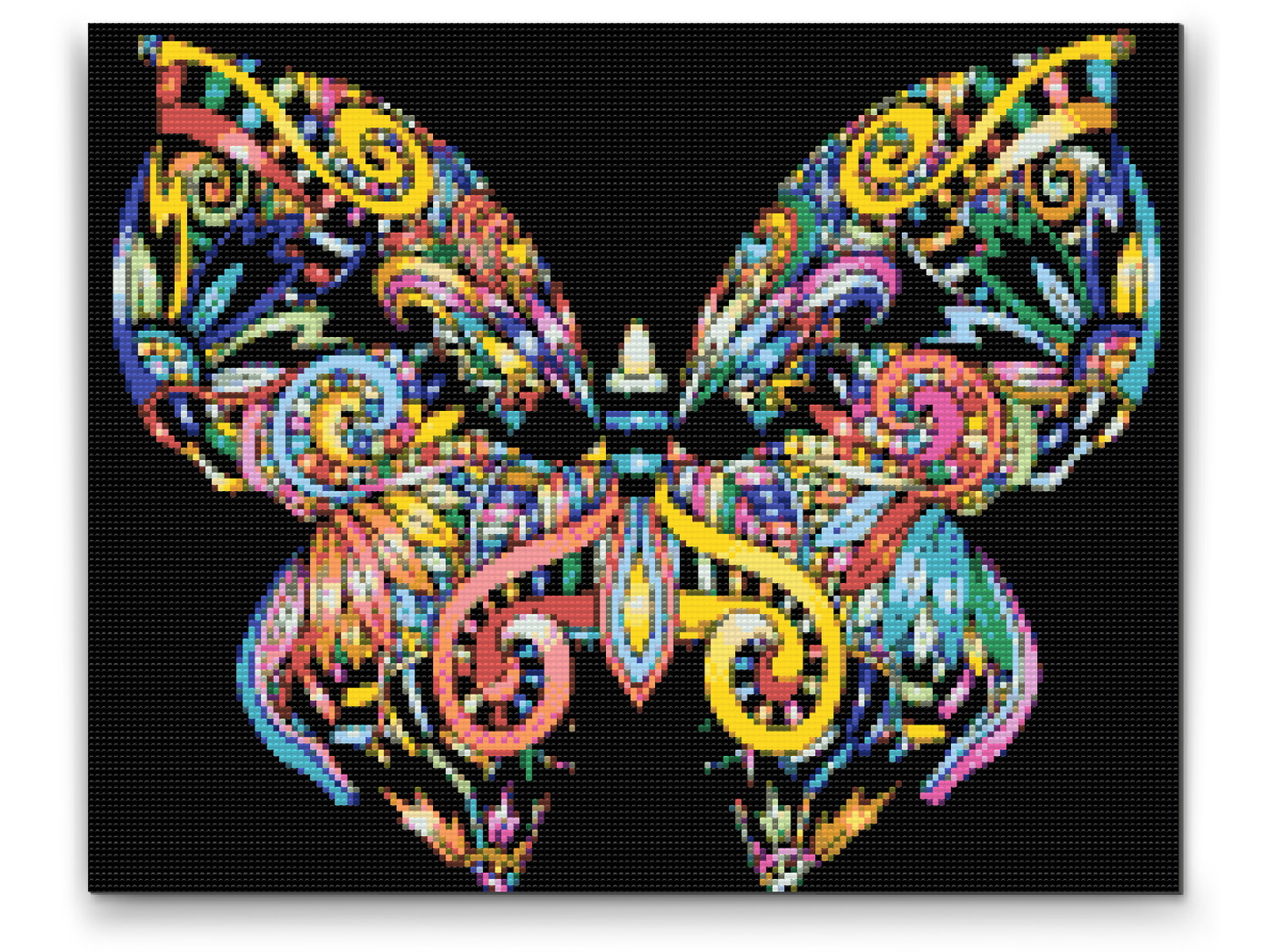 Diamond Painting - Sommerfuglemandalaen