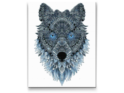 Diamond Painting - Wolf Mandala
