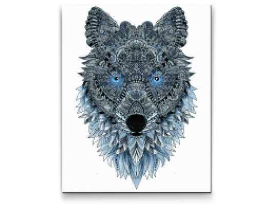 Diamond Painting - Wolf Mandala