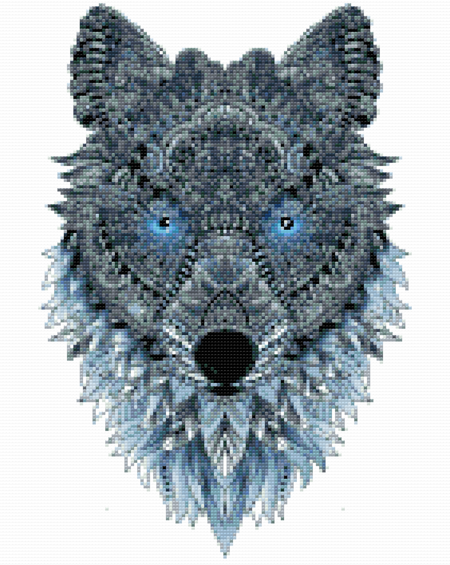 Diamond Painting - Wolf Mandala