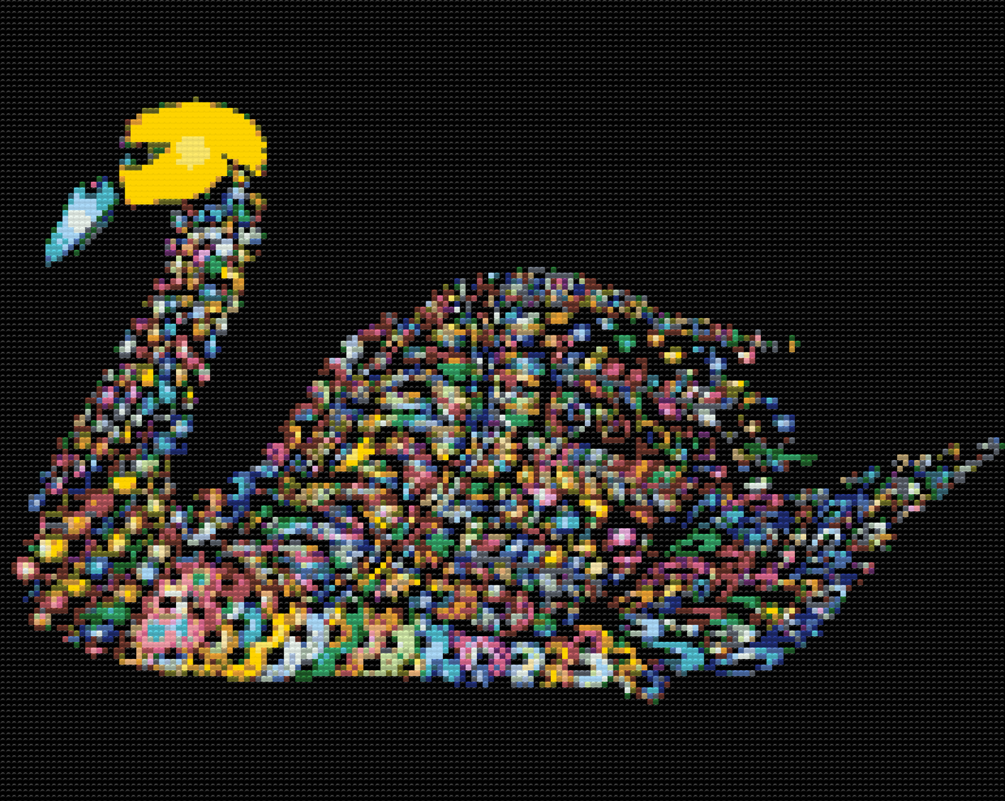 Diamond Painting - Svanemandalaen