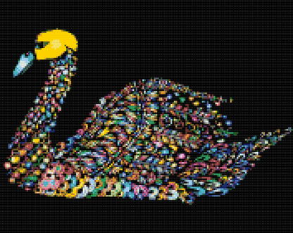Diamond Painting - Svanemandalaen