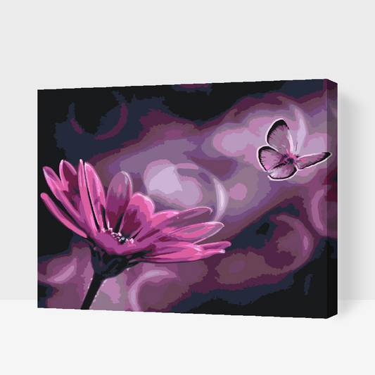 Paint by Numbers - Butterfly og Gerbera