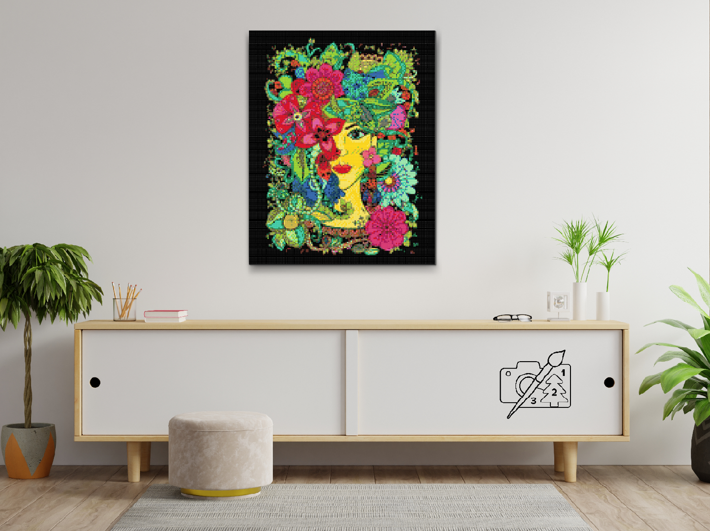 Diamond Painting - Kvinde Mandala