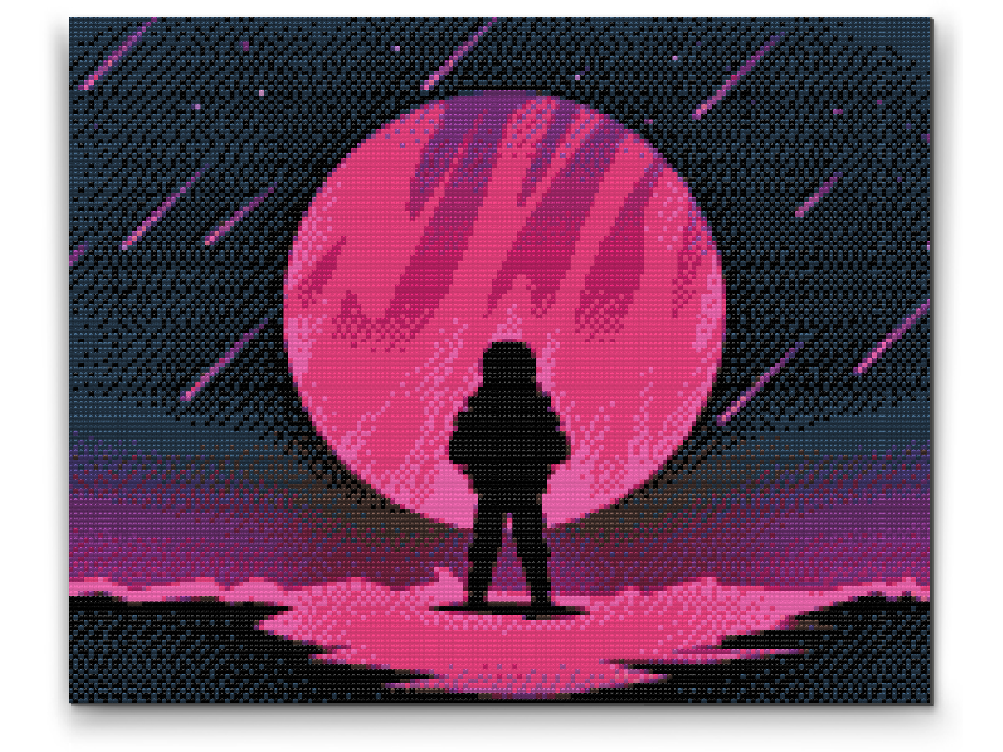 Diamond Painting - Astronaut på Månen