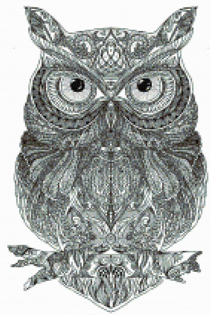 Diamond Painting - Ugle Mandala