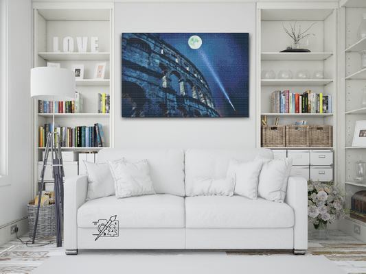 Diamond Painting - Nattekolosseum