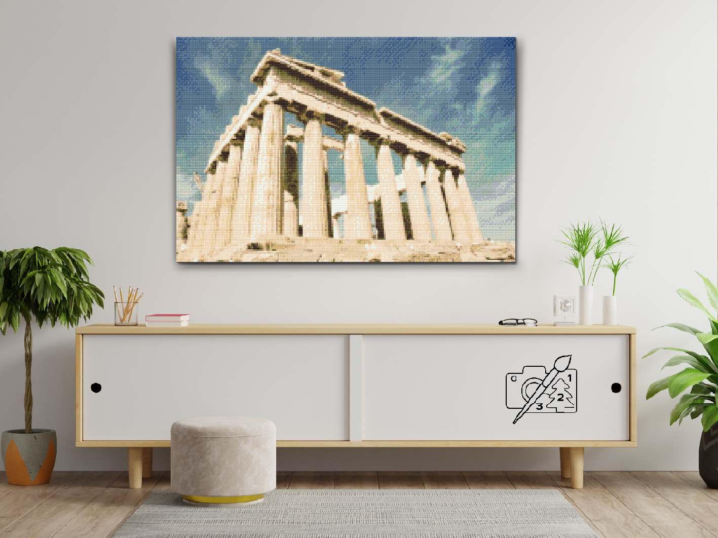Diamond Painting - Akropolis, Athen 2