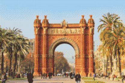 Diamond Painting - Triumfbuen i Barcelona