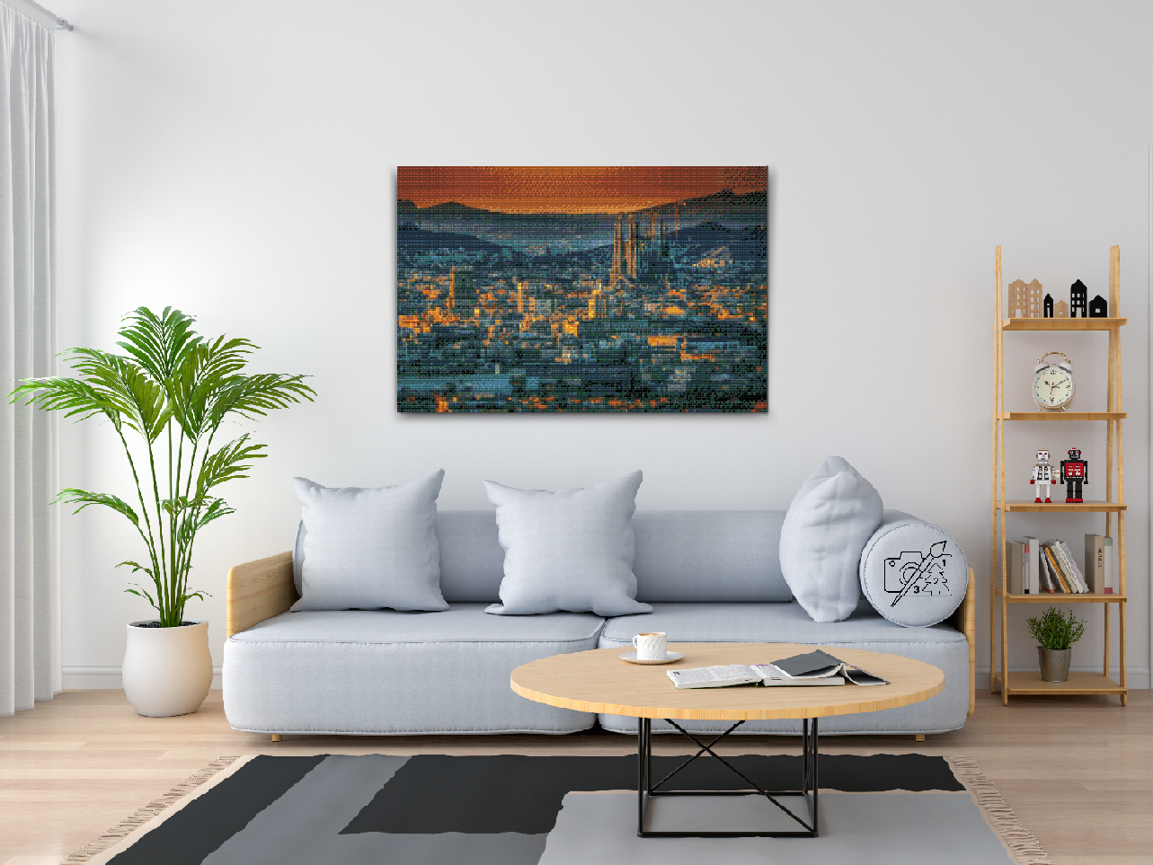 Diamond Painting - Udsigt over Barcelona