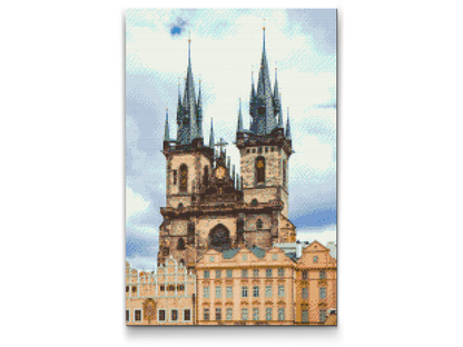 Diamond Painting - Vor Frue Kirke før Týn