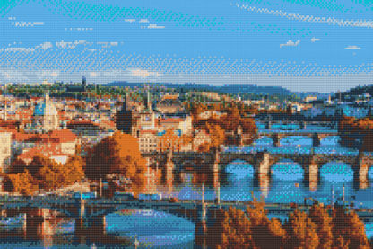Diamond Painting - Udsigt over Prag