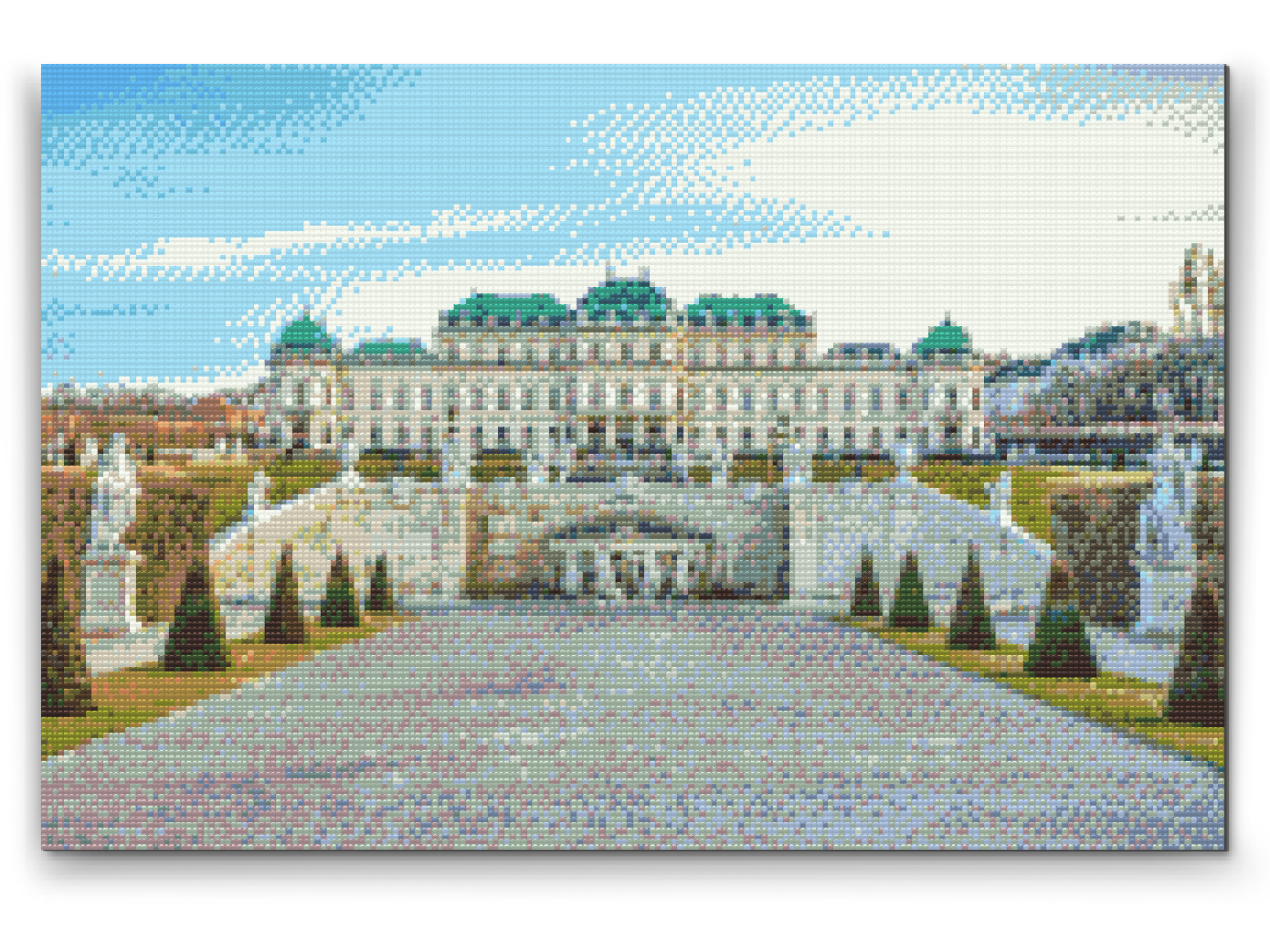 Diamond Painting - Belvedere-paladset, Viena