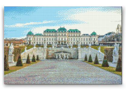 Diamond Painting - Belvedere-paladset, Viena
