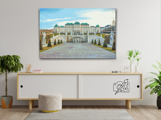 Diamond Painting - Belvedere-paladset, Viena
