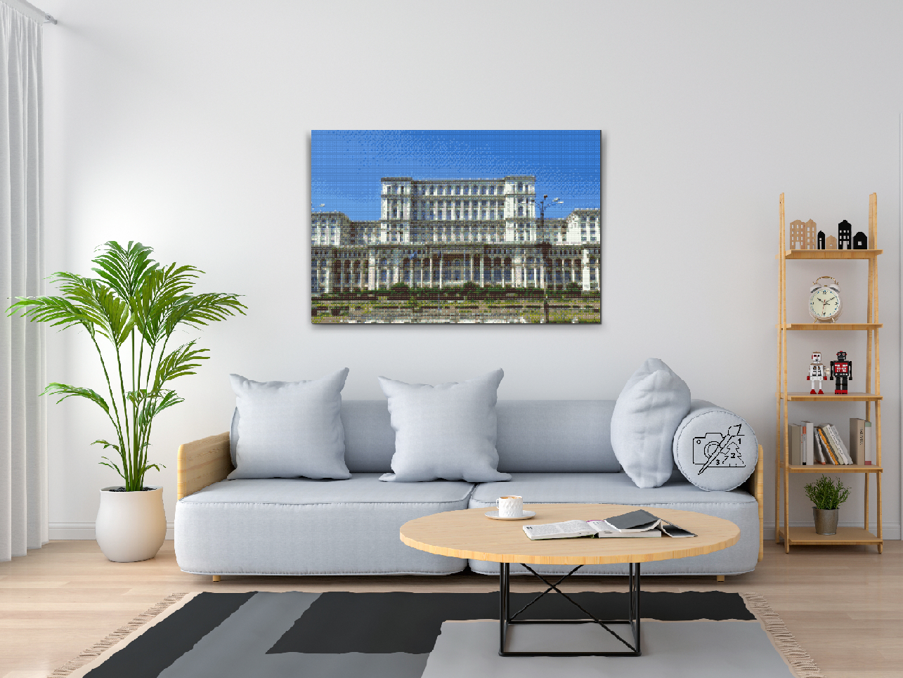 Diamond Painting - Parlamentspaladset, Bukarest