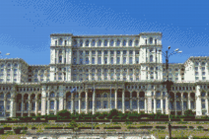 Diamond Painting - Parlamentspaladset, Bukarest