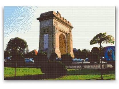 Diamond Painting - Triumfbuen, Bukarest