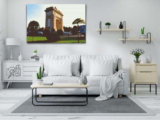 Diamond Painting - Triumfbuen, Bukarest
