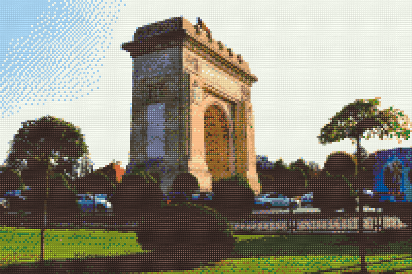Diamond Painting - Triumfbuen, Bukarest