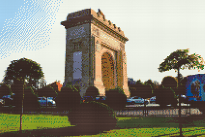 Diamond Painting - Triumfbuen, Bukarest