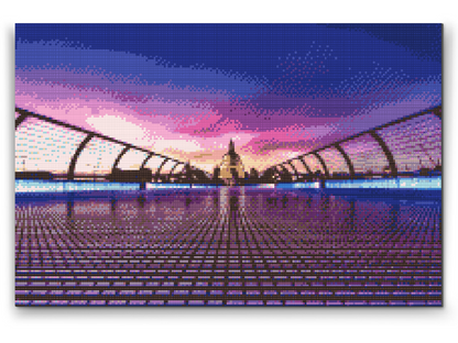 Diamond Painting - London ved skumring