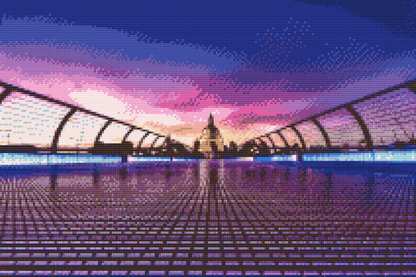 Diamond Painting - London ved skumring