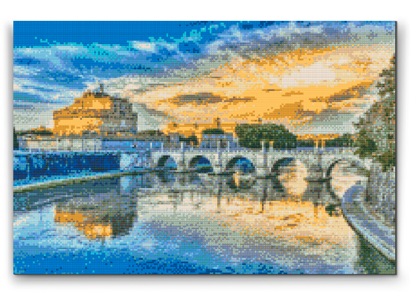 Diamond Painting - St. Angelo-broen i Rom