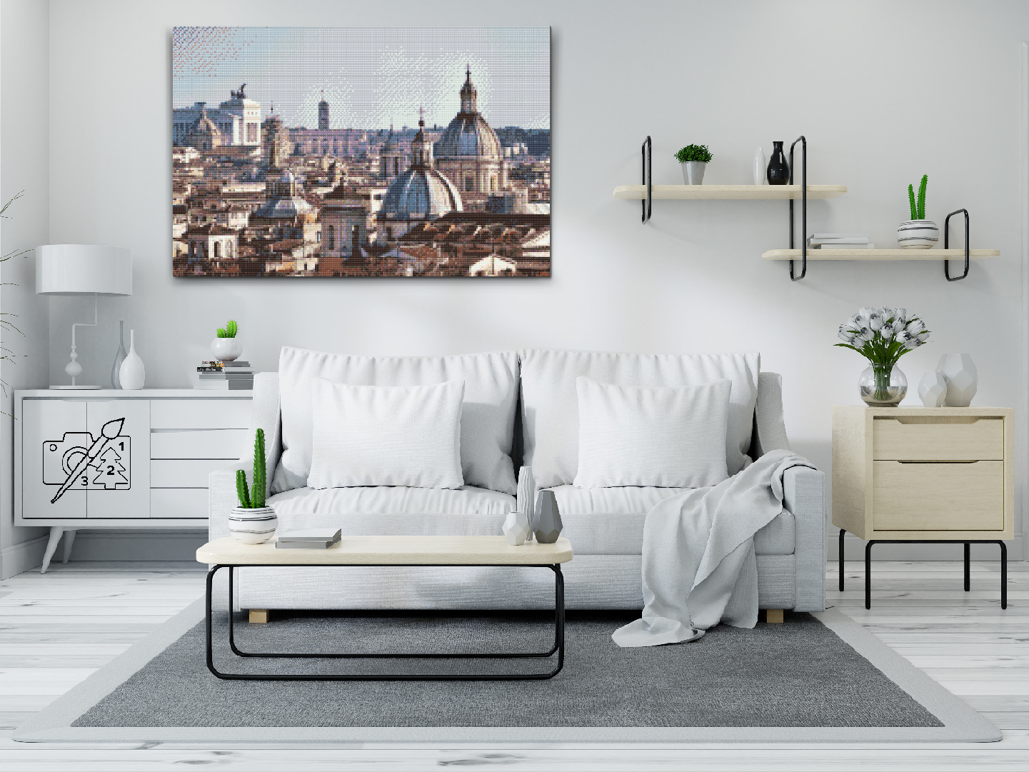 Diamond Painting - Byudsigt - Rom
