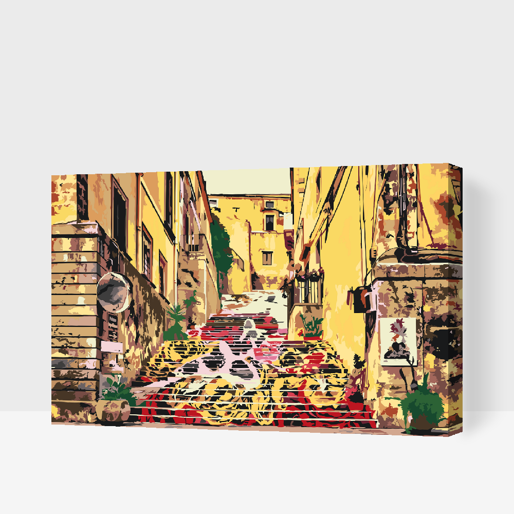 Paint by Numbers - Sicilianske trapper