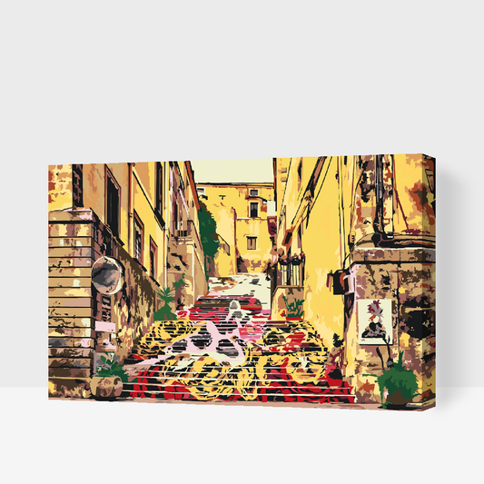 Paint by Numbers - Sicilianske trapper