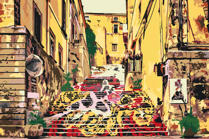 Paint by Numbers - Sicilianske trapper