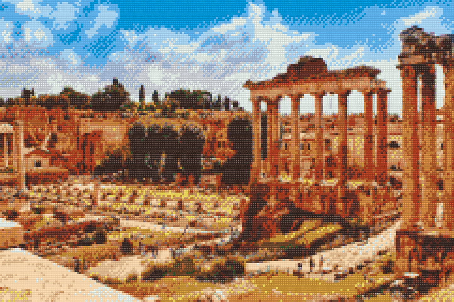 Diamond Painting - Forum Romanum, Rom
