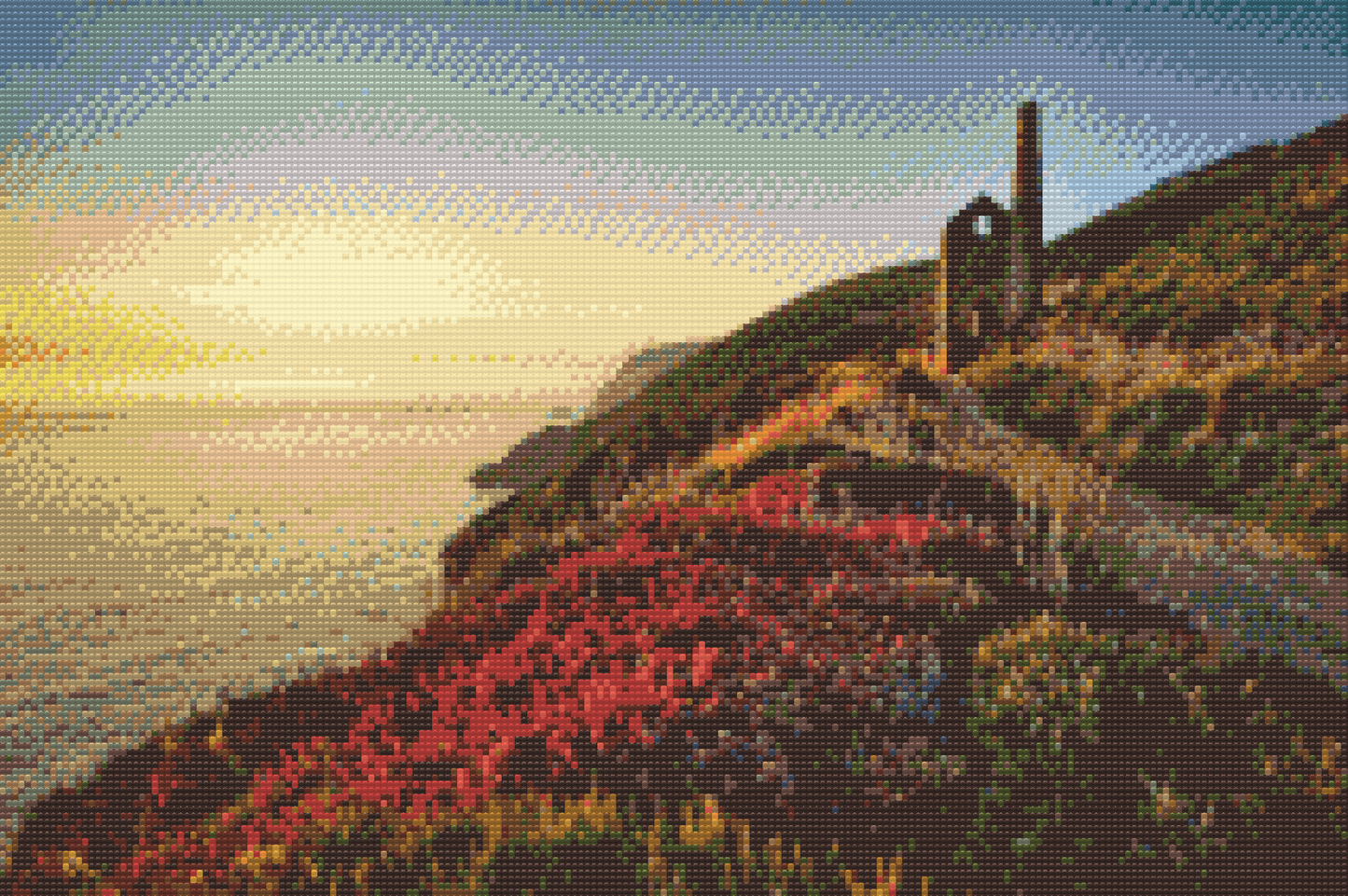 Diamond Painting - Cornwall, Storbritannien