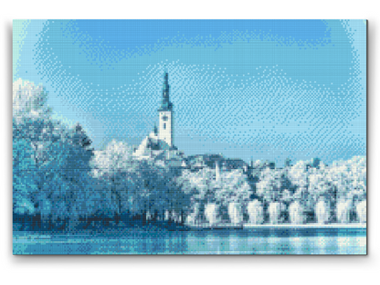 Diamond Painting - Den snedækkede by Tabor