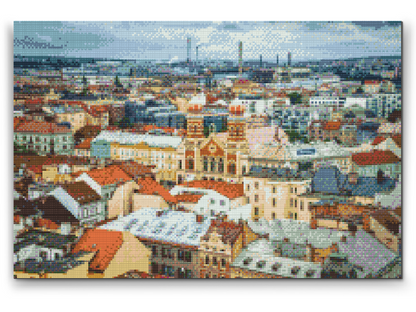 Diamond Painting - Byudsigt - Pilsen