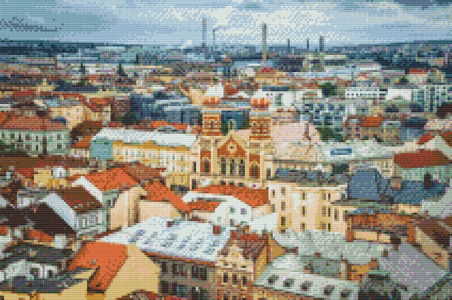 Diamond Painting - Byudsigt - Pilsen