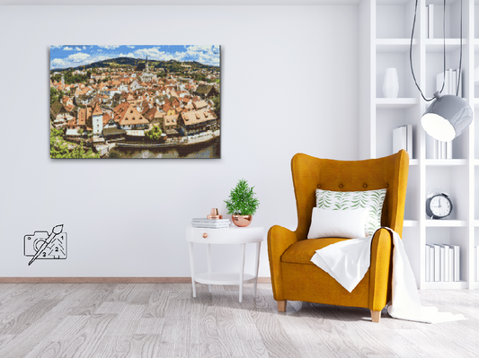 Diamond Painting - Byudsigt - Cesky Krumlov