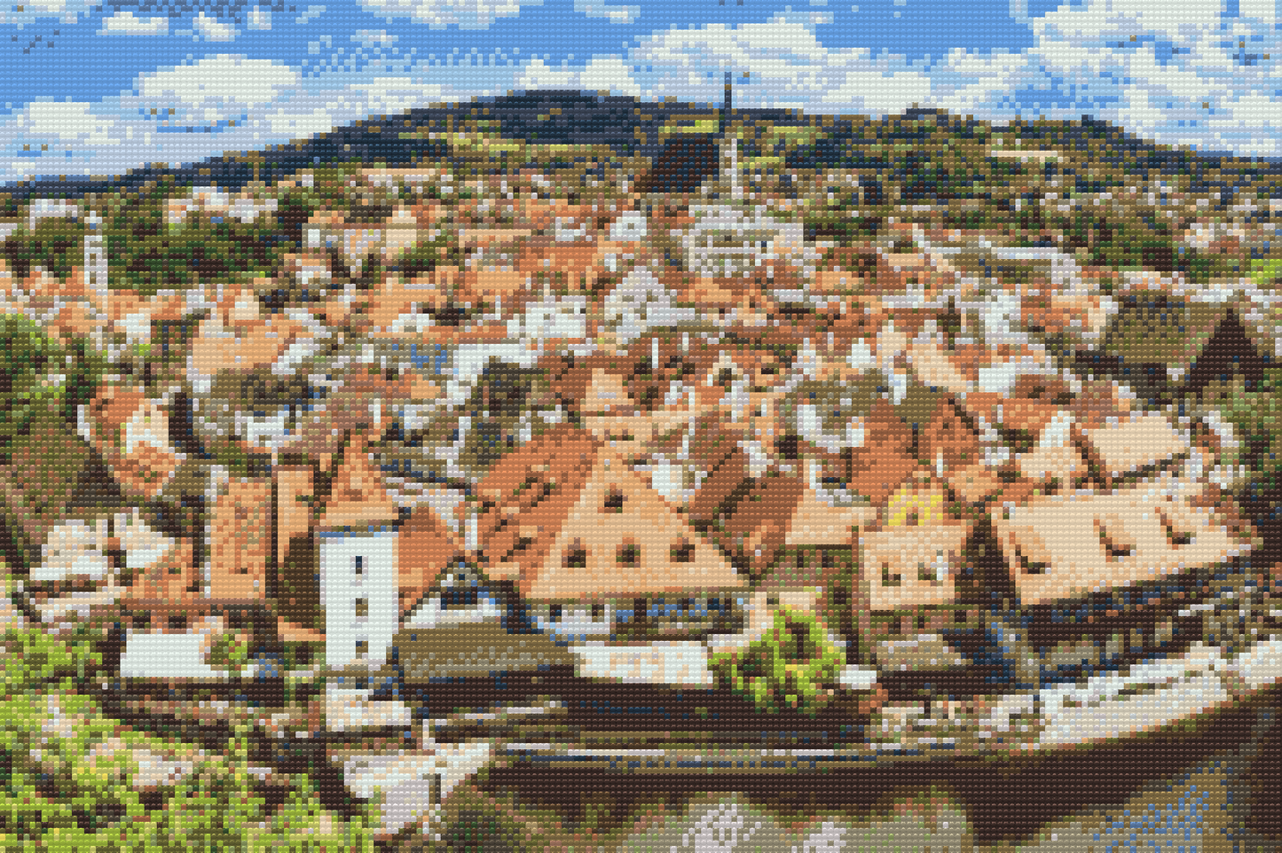 Diamond Painting - Byudsigt - Cesky Krumlov