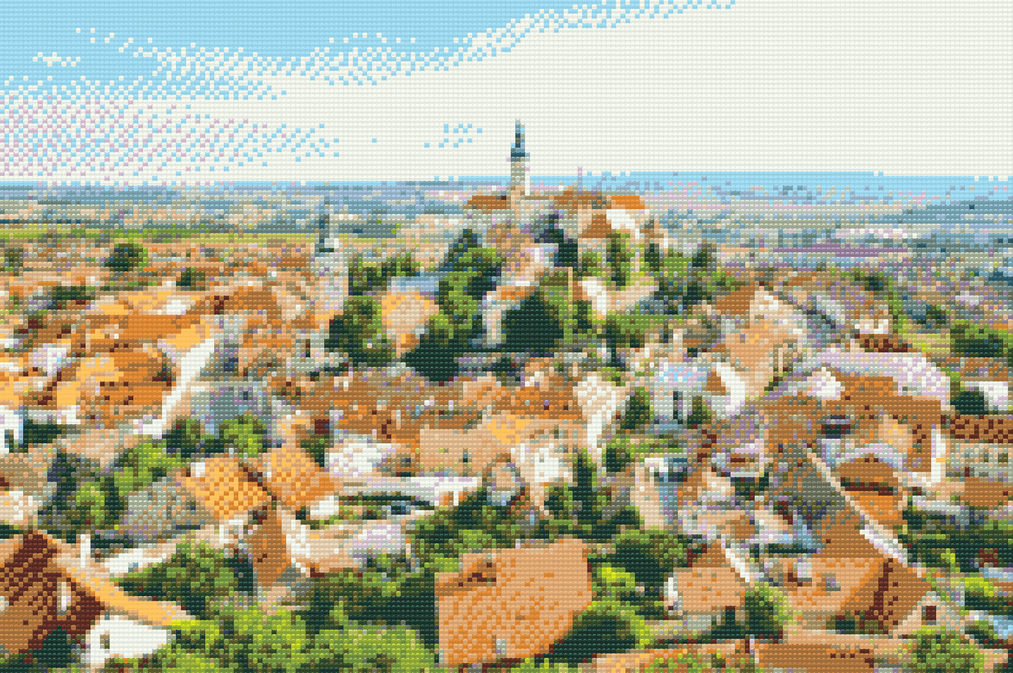 Diamond Painting - Byudsigt - Mikulov