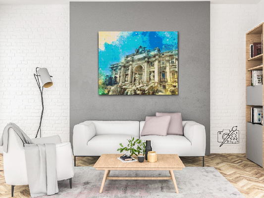 Diamond Painting - Trevifontænen 2