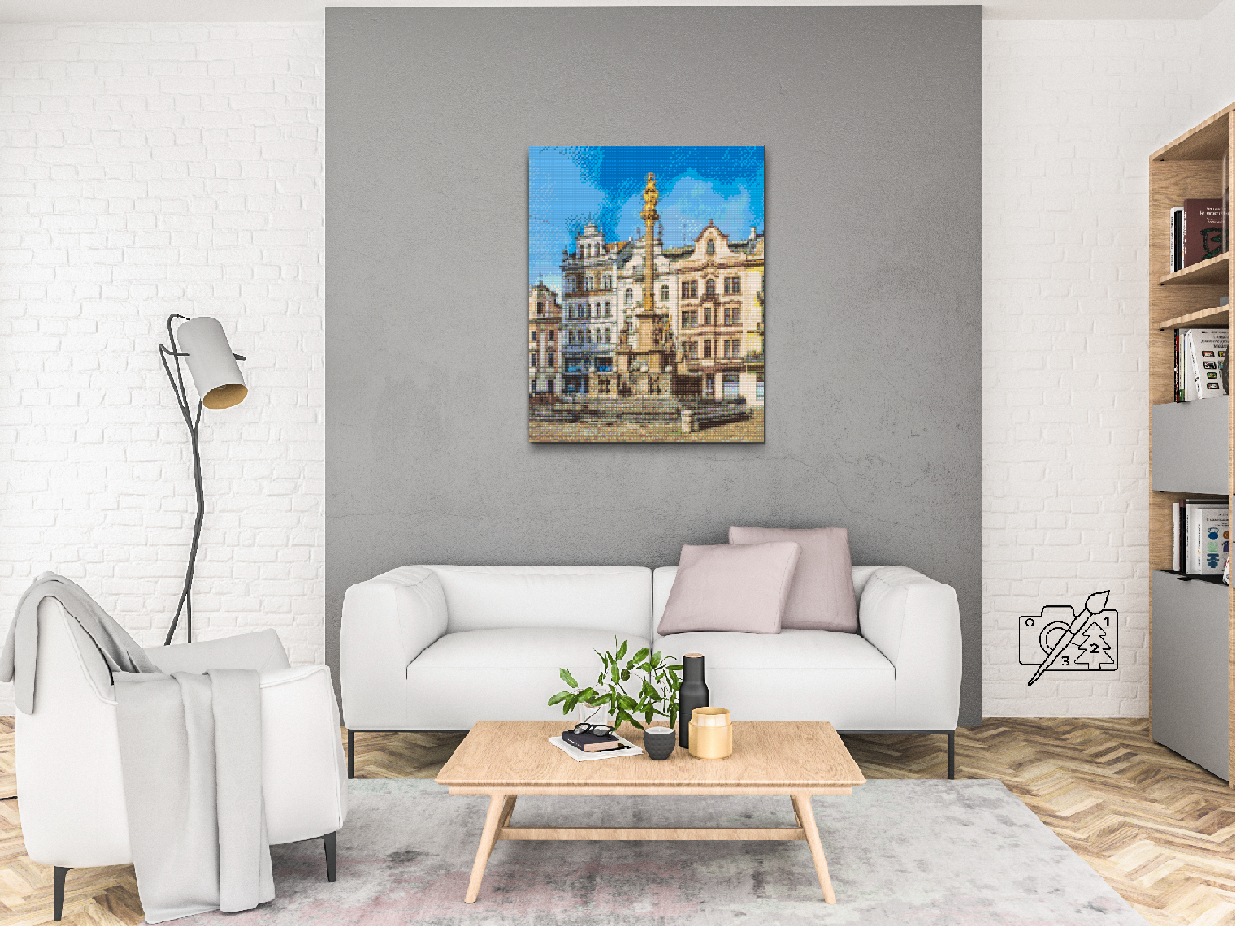 Diamond Painting - Marian-søjlen i Pilsen